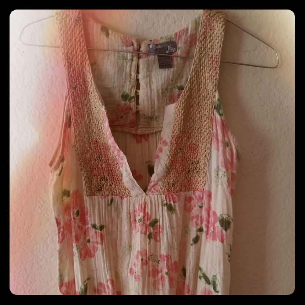 Coral Flower Top
